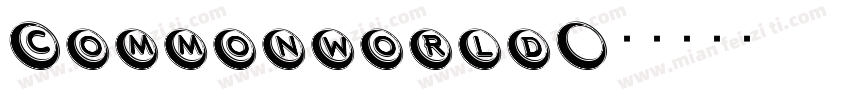 Commonworld字体转换