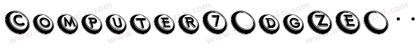 Computer7-dgZE字体转换