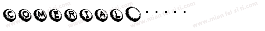 comerial字体转换