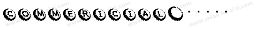 commericial字体转换