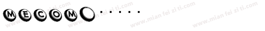 mecom字体转换