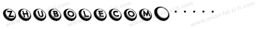 zhubolecom字体转换