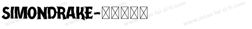 SimonDrake字体转换