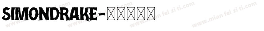 SimonDrake字体转换