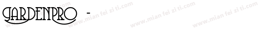 GardenPro◆字体转换