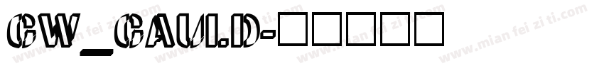 CW_CAULD字体转换