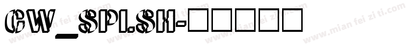 CW_SPLSH字体转换