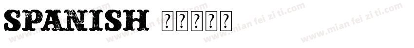 spanish字体转换