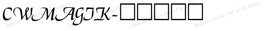 CWMAGIK字体转换