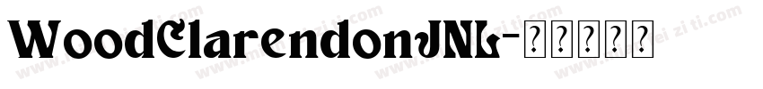 WoodClarendonJNL字体转换