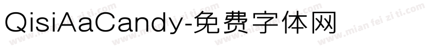 QisiAaCandy字体转换