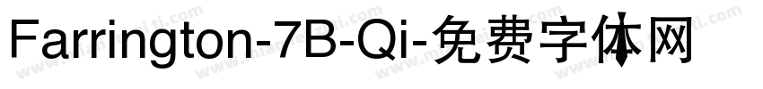 Farrington-7B-Qi字体转换
