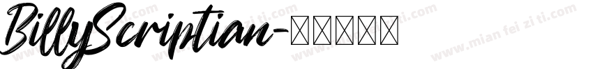 BillyScriptian字体转换