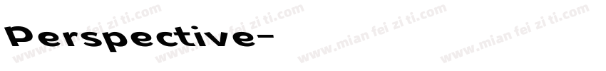 Perspective字体转换