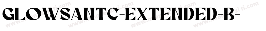 GlowSanTC-Extended-b字体转换