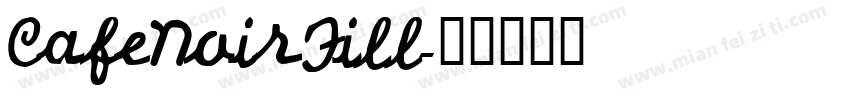 CafeNoirFill字体转换