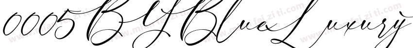 0005BYBlueLuxuryDiamond字体转换