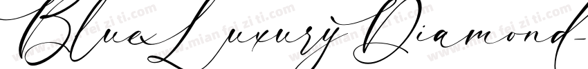 BlueLuxuryDiamond字体转换