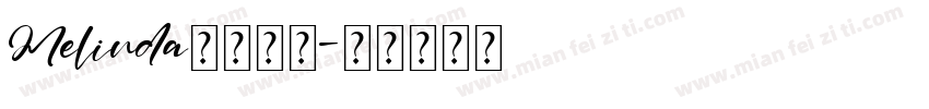 Melinda字体下载字体转换