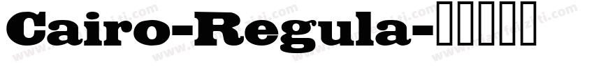 Cairo-Regula字体转换