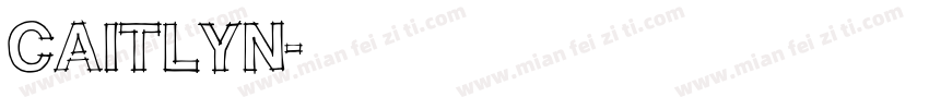 caitlyn字体转换