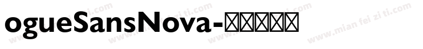 ogueSansNova字体转换