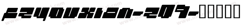 FZYouxian-Z09字体转换