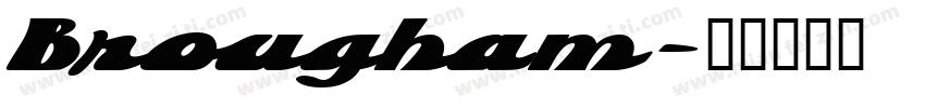 Brougham字体转换