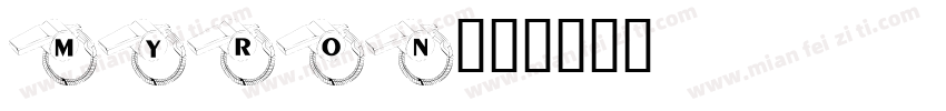 Myron字体转换