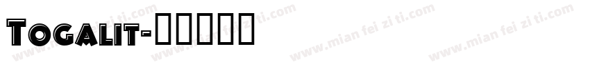 Togalit字体转换