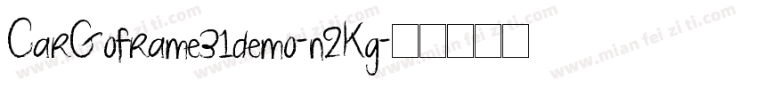 CarGoframe31demo-n2Kg字体转换