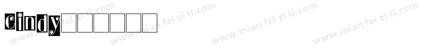 cindy字体转换