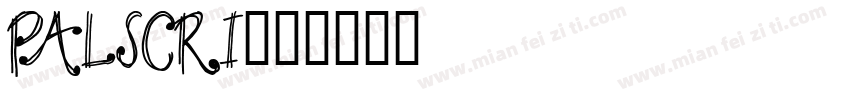 PALSCRI字体转换