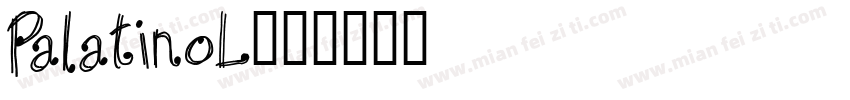 PalatinoL字体转换