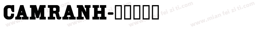 CAMRANH字体转换