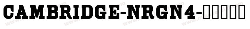 Cambridge-nRgn4字体转换