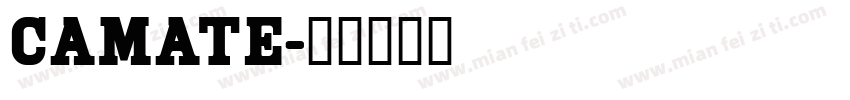 camate字体转换