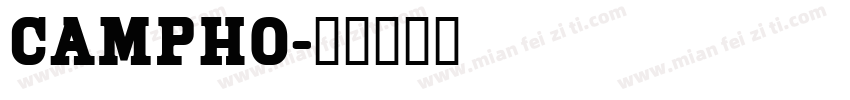 campho字体转换