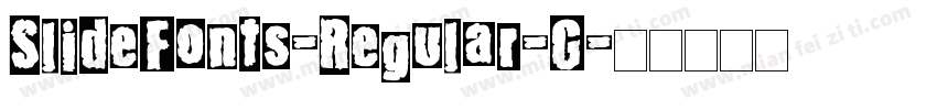 SlideFonts-Regular-G字体转换