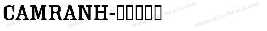 CAMRANH字体转换