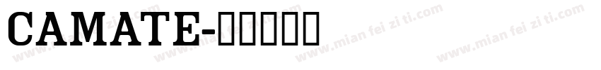 camate字体转换