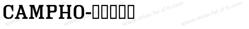 campho字体转换