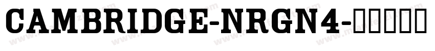 Cambridge-nRgn4字体转换