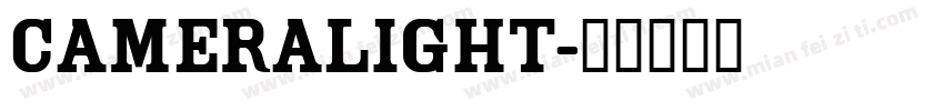 Cameralight字体转换