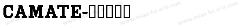 camate字体转换
