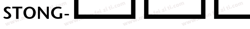 STONG字体转换