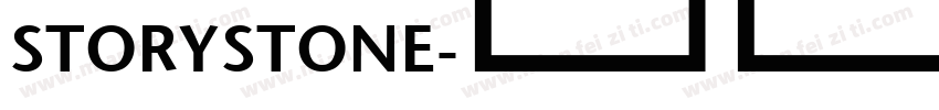 STORYSTONE字体转换