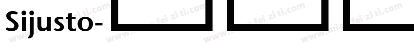 Sijusto字体转换