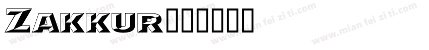 Zakkur字体转换