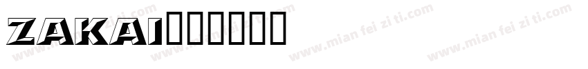 zakai字体转换
